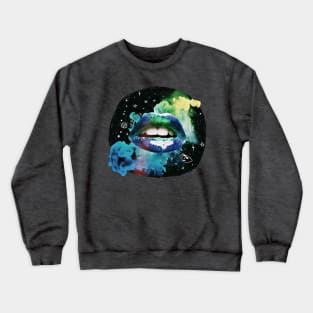 Galactic lips Crewneck Sweatshirt